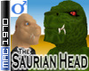 Saurian Head (Bald)