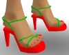 Red Christmas Heels