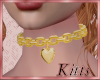 Kitts*Y Heart Tag Collar
