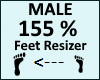 Feet Scaler 155% Male
