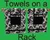 ~tre Blk&gWht Towelrack