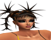 Spiked ponytail blk brow