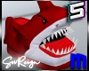 ! M Angry Shark Slippers