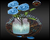 Vase with Blue Flowers