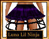 Layer Cage Skirt Purple