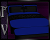 ~F~ Black and Blue Bed