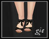[GIE] Black Flat Sandal