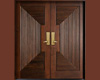 Elegant Wood Door Refl
