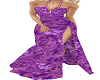 Purple Metallic Gown