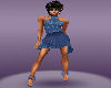 Blue Sparkle Salsa Dress