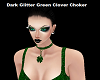 Dark Green Clober Choker