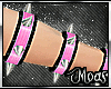 ~Spikes Cuffs Pink L~
