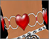 Chain of Hearts Anklet L