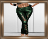 ! Green Leather Pants.