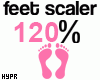 120% | Feet Scaler