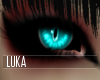 Luka: Neon Blue Cat Eyes