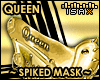 ! GOLD QUEEN Spike Mask