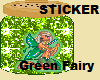 Green Fairy Jar~sticker~