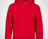 all red hoodie