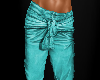 turquoise bowed jeans 