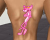 pink panther back tattoo