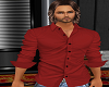 S/~Red Casual Shirt