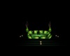 Green sunken lounger