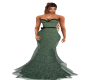 Green Flare Gown