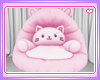 Pink Kawaii Kitty Chair
