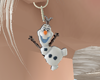 Olaf the Snowman Earring