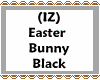 (IZ) Easter Bunny Black