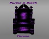 purple an black throne