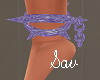 Lilac Spike Anklet