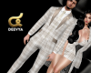 ๔  Plaid Beige suit