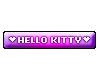 HELLO KITTY tag