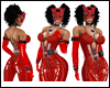 Latex Red Gloves