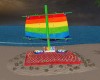 Beached  PRIDE  Raft