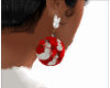 Ornament Snowman Earring