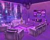 Purple Neon City Room