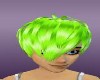 lime green short hair