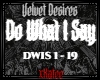 VLVT D - DO WHAT I SAY