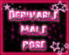 |S| Derivable male pose