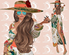 L: Laluna Flower Hat