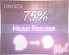 M~ Head Scaler 75%