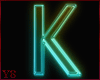 *Y*Neon-Letter K