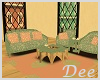 Cafe Tropical Couch Set