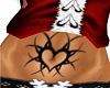 Heart Belly Tattoo