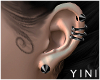 Y Spikes Earrings |B|