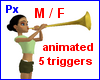 Px Trumpet animated