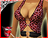 Red leopard top